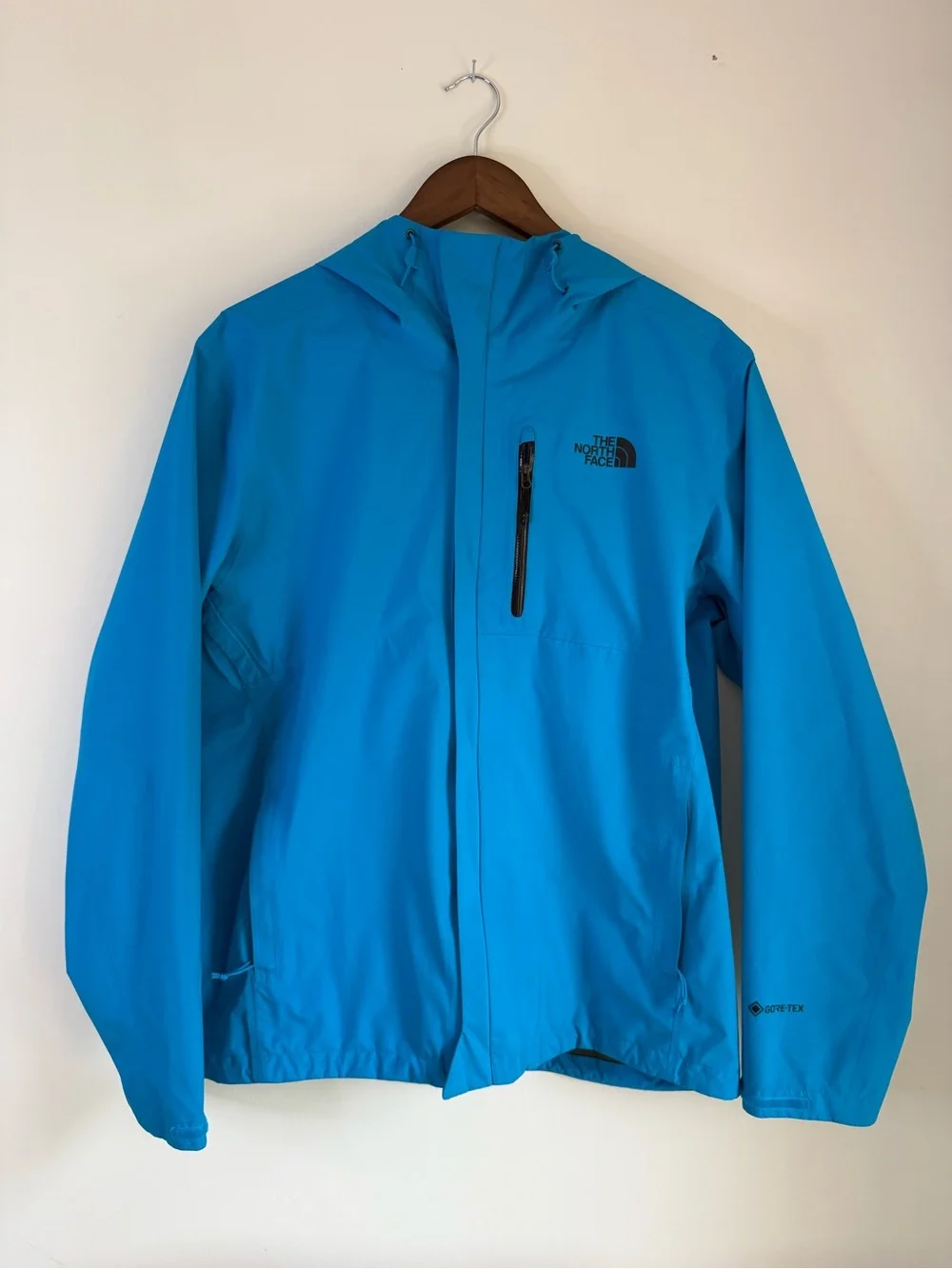 The North Face Men’s Teal Blue Waterproof Rain Jacket